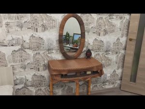 Рама для ЗЕРКАЛА из кожи своими руками.