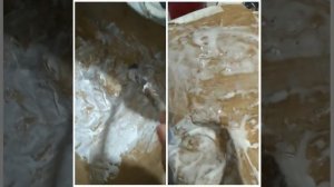 Обработка поверхности папье-маше.