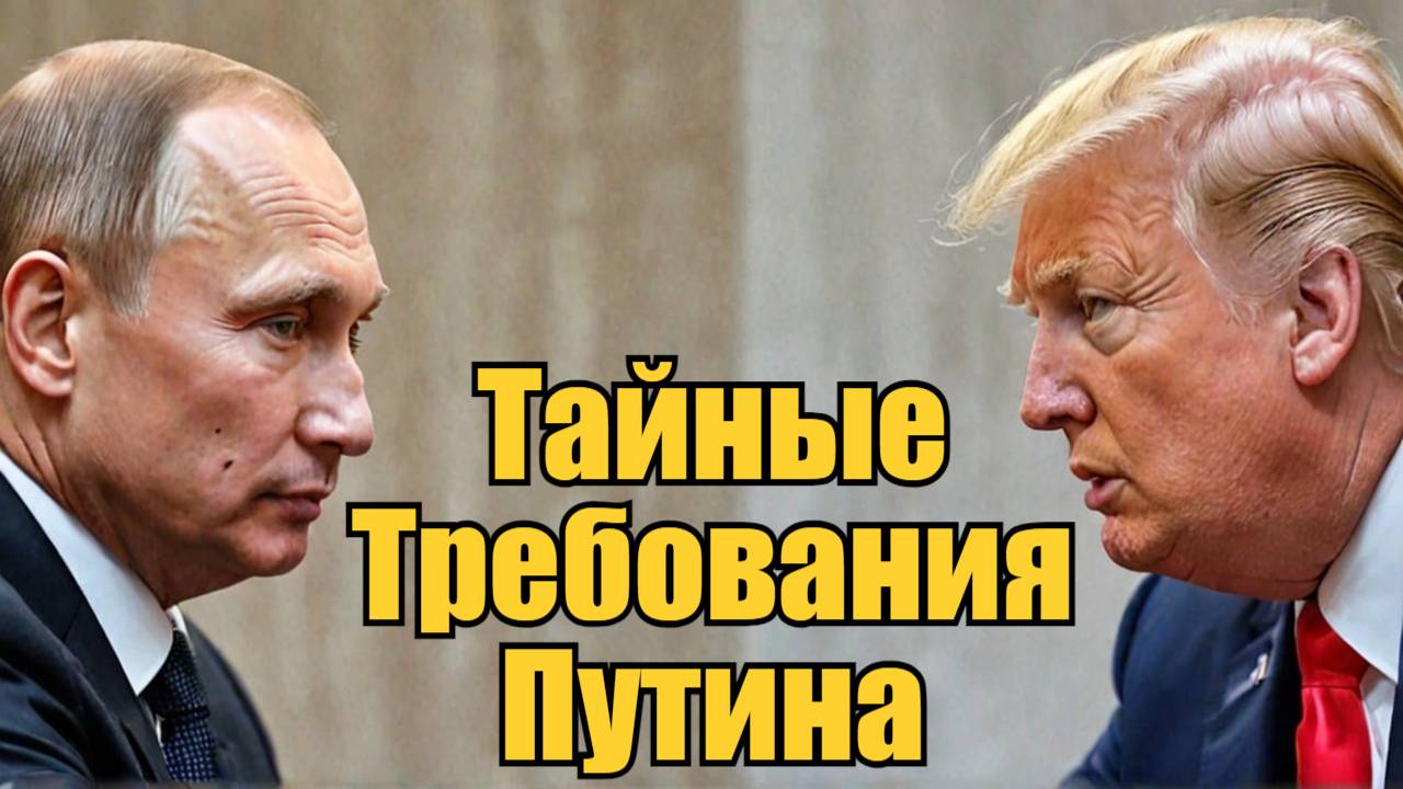 УГОВАРИВАТЬ НЕ БУДЕМ! Секретные требования Путина уже у Трампа! смотреть онлайн