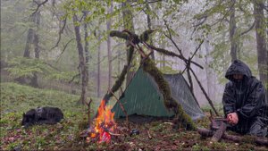 Смогу ли я ВЫЖИТЬ под ПРОЛИВНЫМ ДОЖДЕМ? Разбив лагерь в грозу