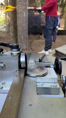 Изготовление радиальных фальцевых картин | Монтаж фальцевой кровли 🔨✂