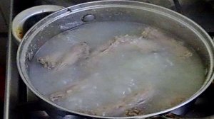 Рисовый суп на курином бульоне