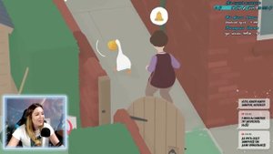 ОСТОРОЖНО ВАЖНЫЙ ГУСЬ!!! СМЕШНЫЕ МОМЕНТЫ СО СТРИМА UNTITLED GOOSE GAME С JULYWOLF( ОЧЕНЬ ГРОМКО!!!)