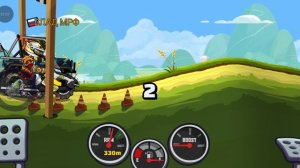 Hill Climb Racing 2 - Воскресный чемпион. Модернизированный снегоход