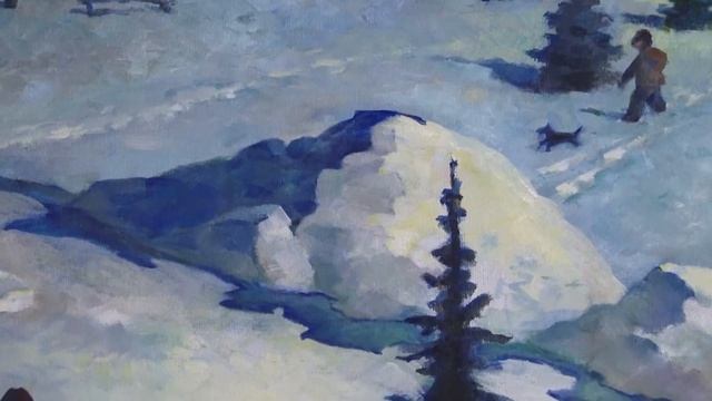 Зимнее настроение. Ежегодная выставка пушкинских художниках проходит на четырёх площадках округа