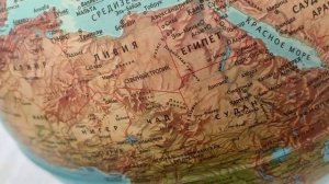 Глобус из Италии с подсветкой