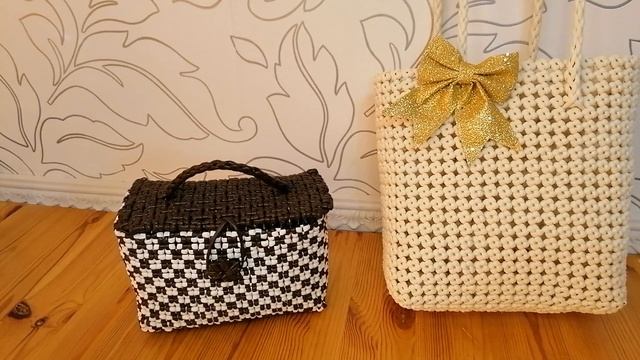 Презентация авторского МК по плетению Сумки-косметич?