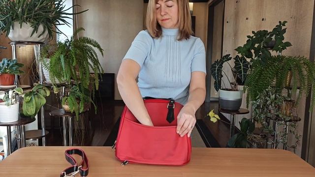 Дорожная сумка Polar 7028.5 красная