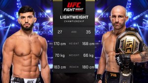 Арман Царукян против Александра Волкановски Полный бой - UFC 5