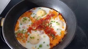 яичница на завтрак