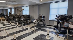 Коллекция авиационных моторы в Музее Техники Вамима Задорожного