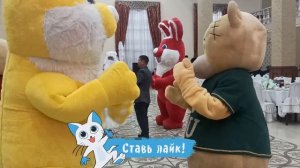 To'yga qorbobo ayiq va quyonchalar keldi Juda zo'r bo'ldi #Танцующие #Мишки #Ayiq #katta #Teddy