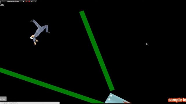 Happy Wheels (записываю с другом) приколы