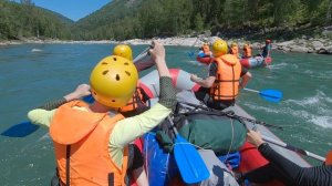 Рафтинг (Бухтарма, Восточный Казахстан)