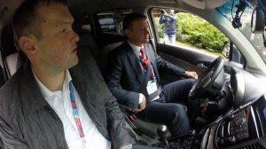 Глава Росавтодора Роман Старовойт провёл тест-драйв беспилотного автомобиля