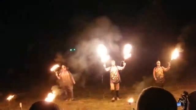 Огненное шоу - огнемёты смотреть онлайн