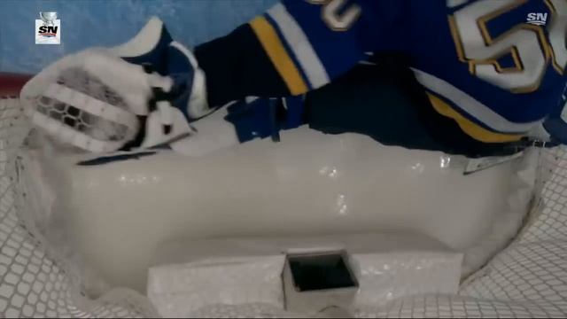 Controversial Review Leads To No-Goal Call On Save By Blues' Jordan Binnington