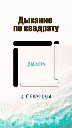 Техника "дыхание по квадрату"
