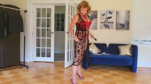 Day to Night Matcihng Red Lingerie with Kimono Cover Up Try-On & Review | Fit Nice Over 50