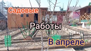 Сад в апреле/УБОРКА УЧАСТКА#2/ 24.04.25г