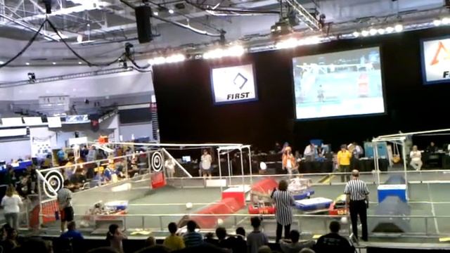 second quarterfinal match, Triple Helix, Team 2363, Richmond 2010 FIRST robotics competition смотреть онлайн