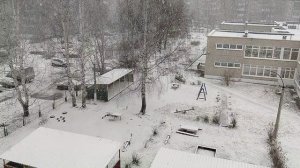 Пермский край снегопад ❄️ 28 апреля весна 🌱 погода