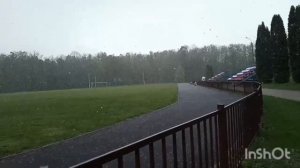 Неожиданный снег в конце апреля