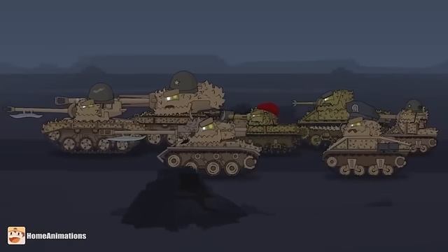 HomeAnimations - Мультики про танки  Начало заражения ： ЗОМБИ-ТАНКИ - Мультики про танки
