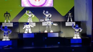 Мир будущего, театр роботов, роботы танцуют