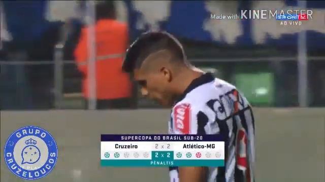 Cruzeiro sub 20 Campeão da Super Copa do Brasil 2017 em cima das Frangas. смотреть онлайн