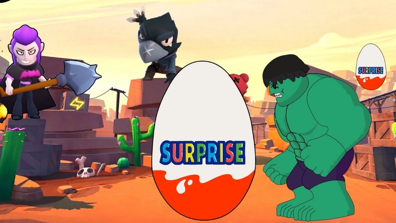 Мультик c героями из игры. Открываем киндер сюрпризы Бравл Старс. BRAWL STARS смотреть онлайн