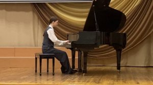 Капустина Полина 16 лет, Д.Кабалевский, Сонатина C, op. 13 №1