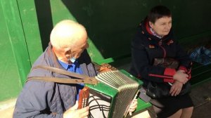 Сквер гармонистов г. Орёл. «Цыганочка» с припевками.