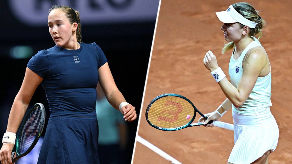 17.04.25. Мирра Андреева - Екатерина Александрова. WTA 500 Stuttgart. Andreeva - Alexandrova