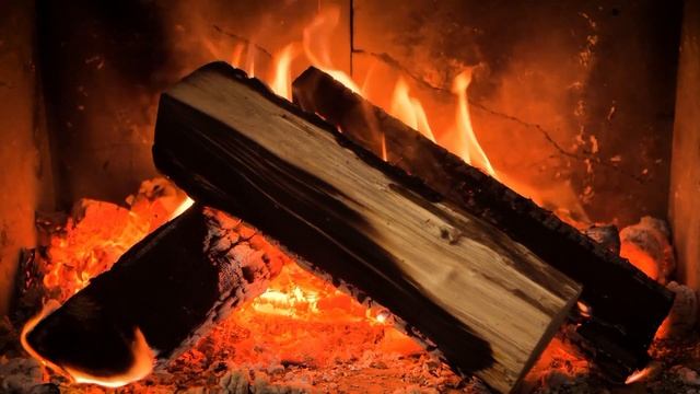 Успокаивающая атмосфера каминного огня 1-й час потрескивания для релаксации 4K 🔥 🔥