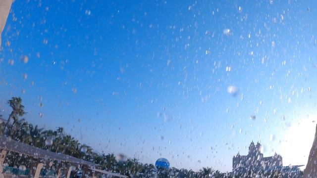Дубай 2024. Аквапарк Waterpark Атлантис. Остров Пальма Джумейра. Вагонетка. Отель Атлантис