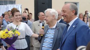 Олег Табаков на открытии фестиваля театров малых городов Вольск 28 05 2016