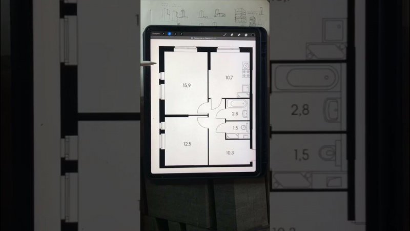 Как в procreate улучшить контур