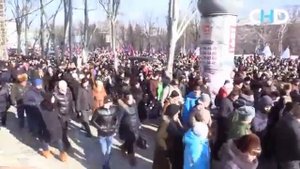 Похороны Гиви,прощальное шествие