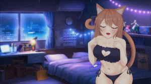 ASMR ~🐱Кошко-девочка мурлычет для хозяина🐱~ (Мурчание) (Триггеры) Little Kitten purrs and nya's