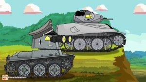 HomeAnimations - Мультики про танки НОВЫЙ VK-44 ЦИТАДЕЛЬ + Вантуз - Мультики про танки