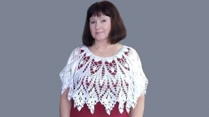 ✅  МК ПЕЛЕРИНА КРЮЧКОМ.  #свяжемвместе #свяжем_лето