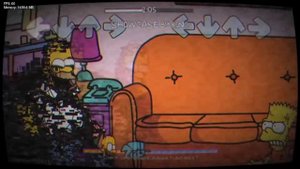 Simpsons Глитч вирус  в FNF