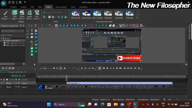 How to Edit and Export Video in VSDC || VSDC Free Software Without Watermark Basic Tutorial