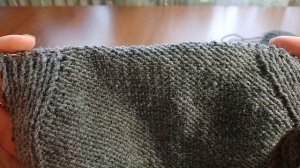 МК Классический жилет спицами с V- образной горловиной