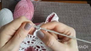 Вяжем платье с воланами крючком. Часть 2