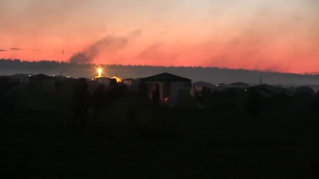Салют на закрытии Гринландии