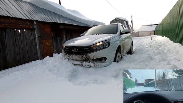 Убиваем ВАРИАТОР!? --- На Весте CVT в сугробы! смотреть онлайн
