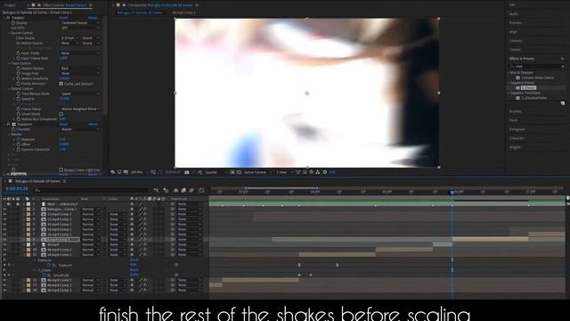 After Effects CC 2019 Tutorial - Exposure + Shake + Scale