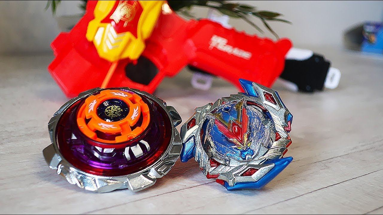 Игрушки Бейблэйд Берст и Инфинити Надо. Распаковка и битва волчков смотреть онлайн